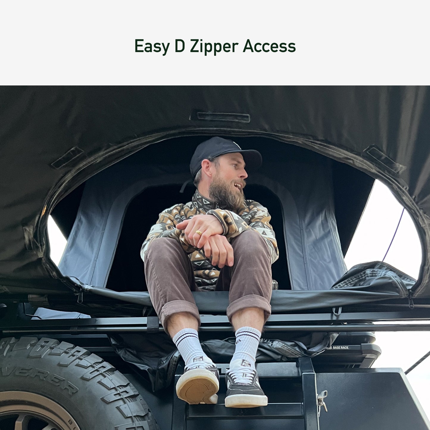 EKKO 270 PLUS Awning with Rooftop Access Zipper | EAW2200