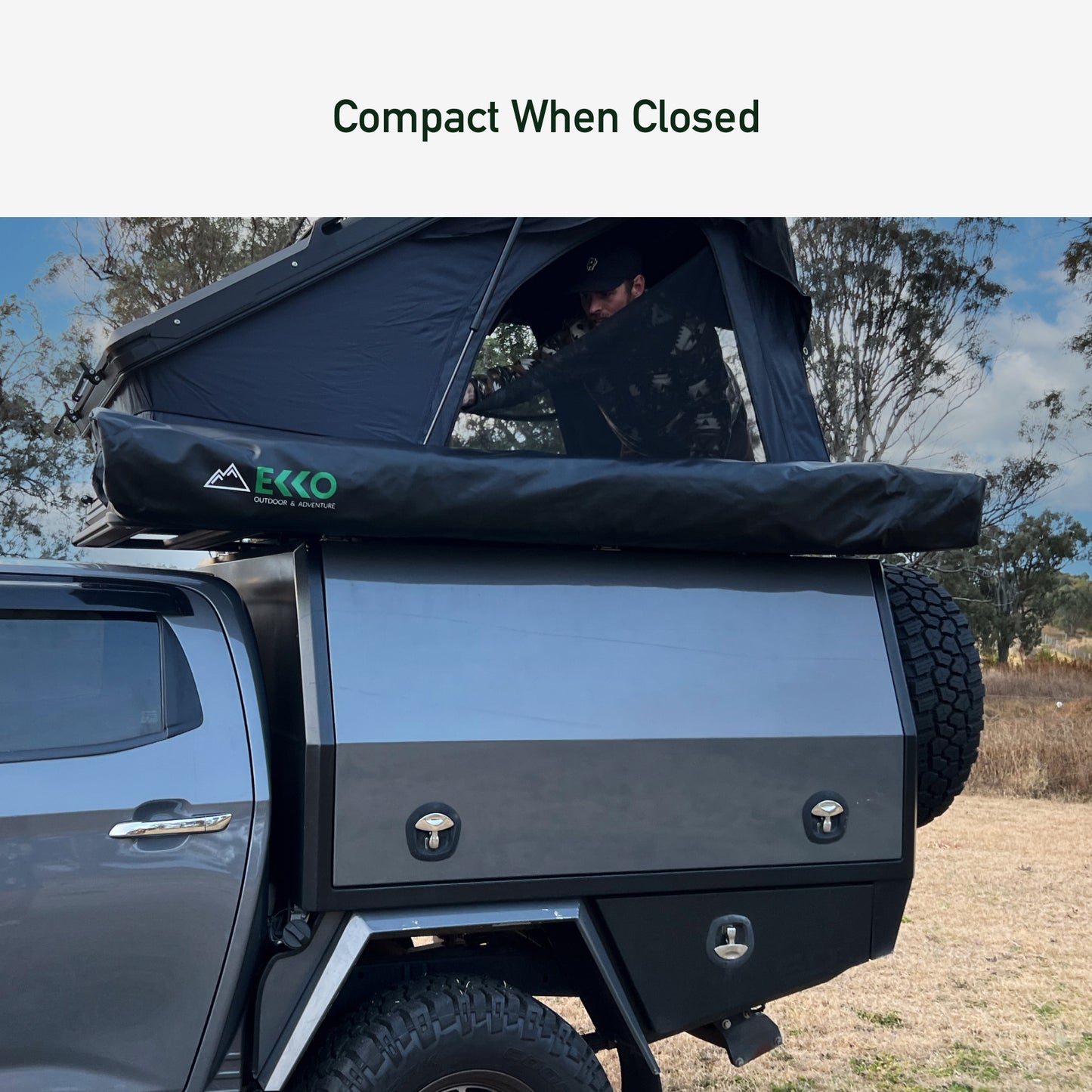 EKKO 270 PLUS Awning with Rooftop Access Zipper | EAW2200